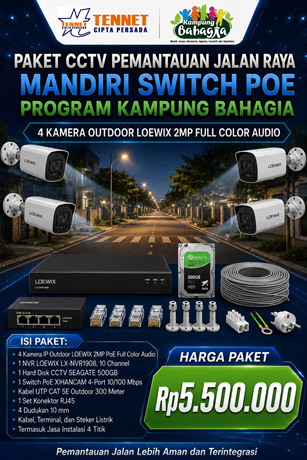 CCTV Mandiri POE Switch