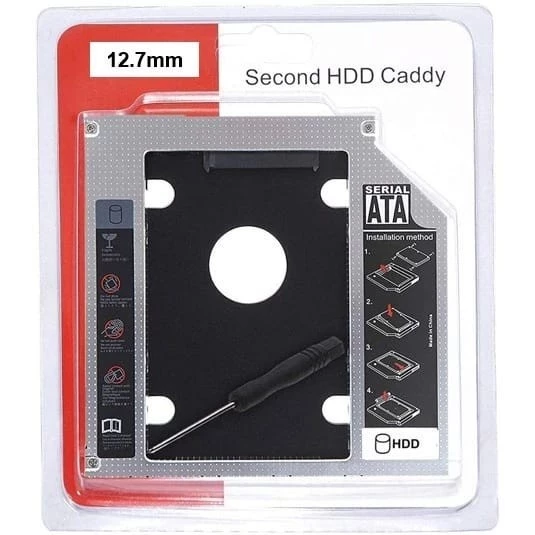 HDD/SSD Caddy 12,7mm Slim SATA
